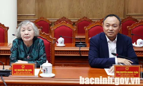 Nữ lão tướng Tập đoàn Sơn Kim về quê nhà Bắc Ninh tìm đất để đầu tư khu đô thị và thương mại